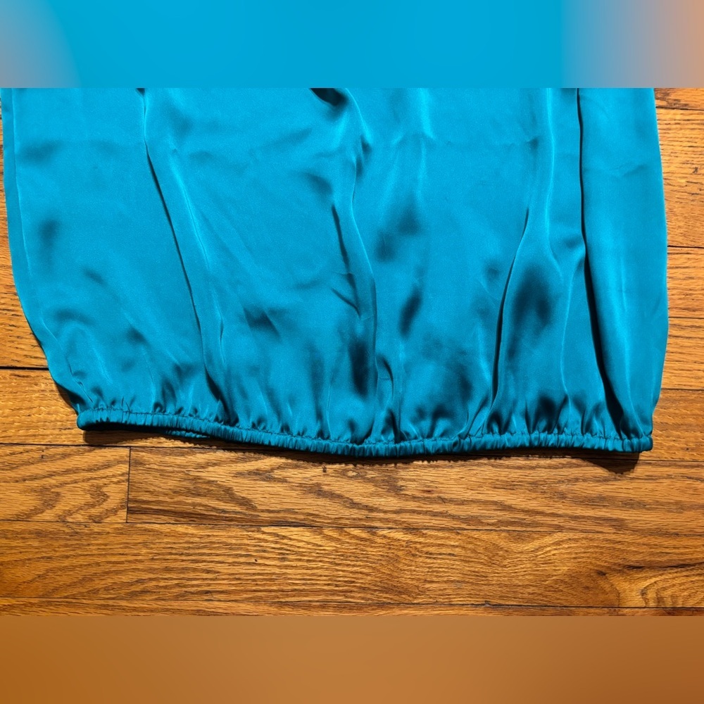 Violet & Claire Teal Sleeveless Top - Picture 7 of 7